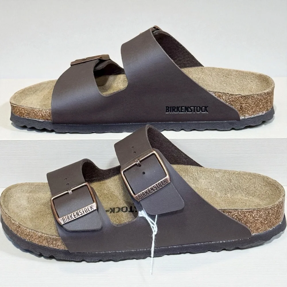 Birkenstock Birko-Flor Dark Brown Sandals